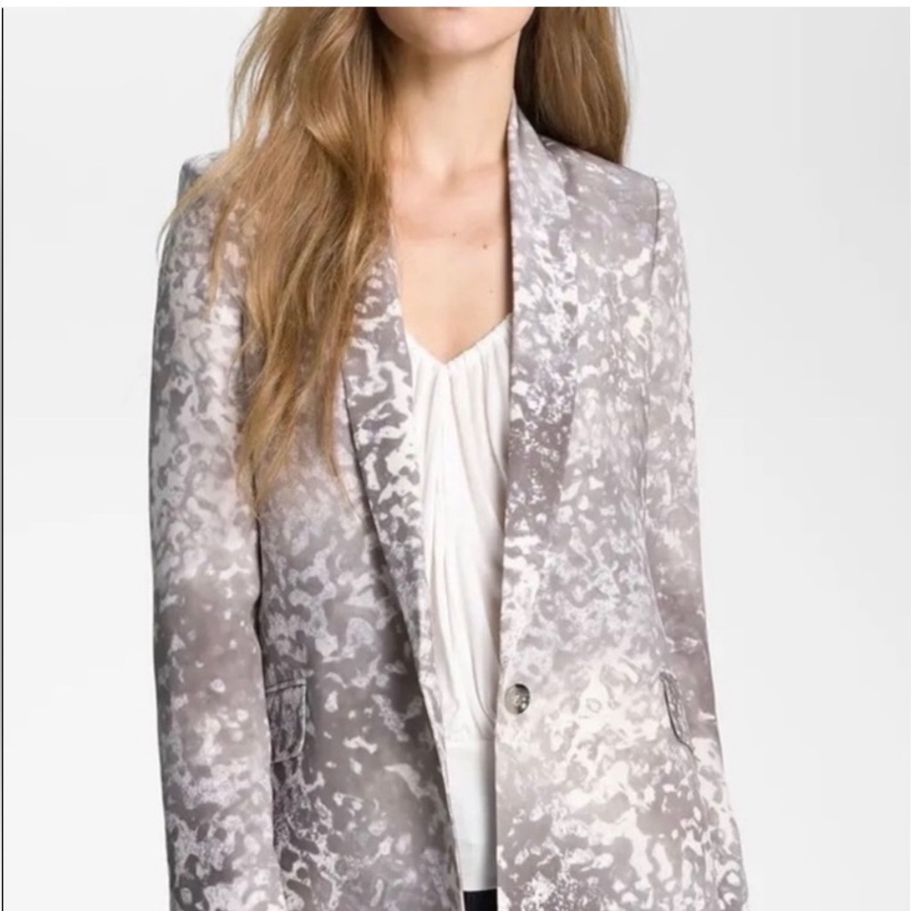 Truth And Pride Abstract Silk Blazer